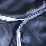 Novaline verzwaringsdeken hoes bamboe blauw rits