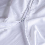 Novaline verzwaringsdeken hoes bamboe wit rits