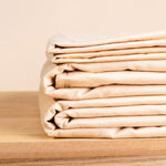 Couverture lestée 15 kg - 240x220 cm + Housse Beige Coton