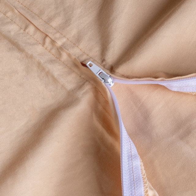 Couverture lestée 15 kg - 240x220 cm + Housse Beige Coton