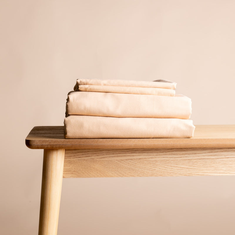 Verzwaringsdeken 15 kg - 240x220 cm + Hoes Beige Katoen