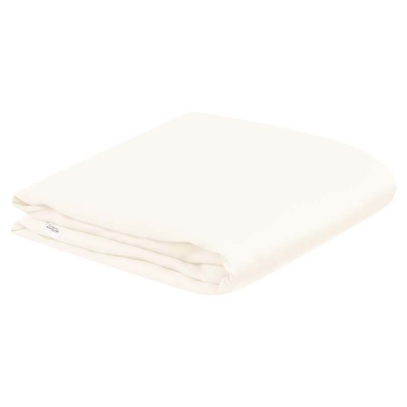 Verzwaringsdeken 12 kg - 240x220 cm + Hoes Wit Bamboe