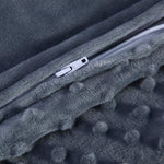 Verzwaringsdeken 2 kg - 90x120 cm + Hoes Grijs Minky