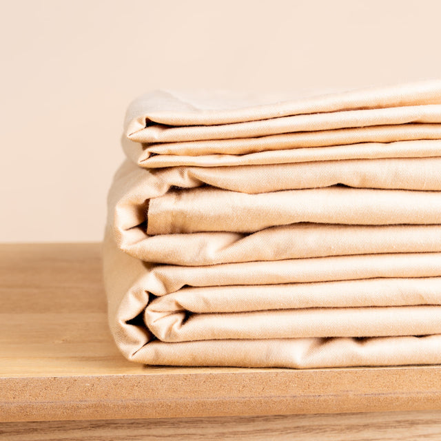 Couverture lestée 15 kg - 240x220 cm + Housse Beige Coton