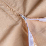 Couverture lestée 15 kg - 240x220 cm + Housse Beige Coton