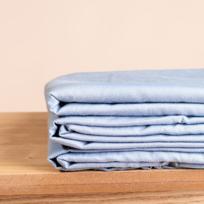 Weighted blanket cover - 150x200 cm - Blue - Cotton