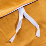 Couverture lestée 15 kg - 240x220 cm + Housse Ocre Coton