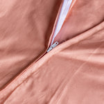 Couverture lestée 15 kg - 240x220 cm + Housse Saumon Coton