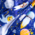 Verzwaringsdeken 2 kg - 90x120 cm + Hoes Astronaut Minky