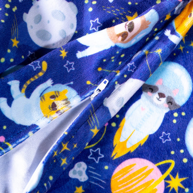 Verzwaringsdeken 2 kg - 90x120 cm + Hoes Astronaut Minky