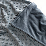 Verzwaringsdeken 2 kg - 90x120 cm + Hoes Grijs Minky