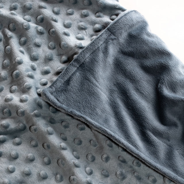 Verzwaringsdeken 2 kg - 90x120 cm + Hoes Grijs Minky