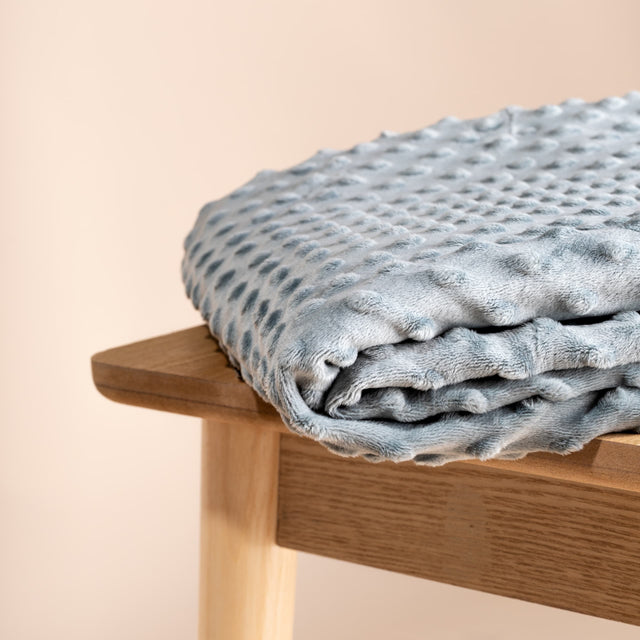 Verzwaringsdeken 2 kg - 90x120 cm + Hoes Grijs Minky