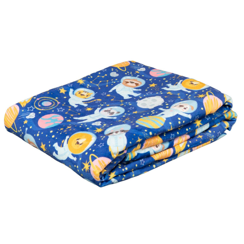 Verzwaringsdeken 3 kg - 100x150 cm + Hoes Astronaut Minky